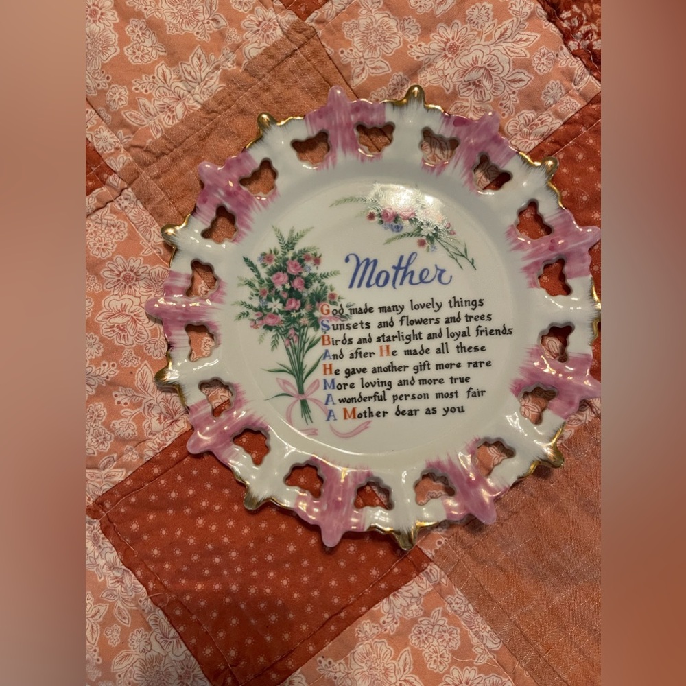 Vintage plate